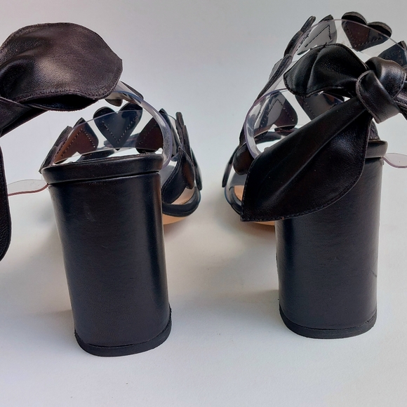 SOLD Laurence Dacade black leather Tamara ankle strap sandals, EU40, NWT, flaw - Picture 7 of 16